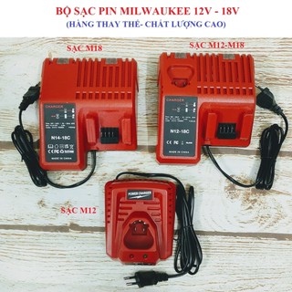 SV Sạc pin thay thế cho Milwaukee M12-18FC 12V-14,4V-18V, điện vào 220V