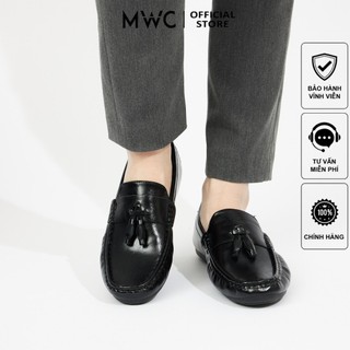 Giày mọi nam mwc 6664 - giày mọi nam chất liệu da trơn mềm êm chân