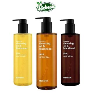 Dầu tẩy trang và loại bỏ mụn đầu đen Hanskin 300ml - Bebeaumall