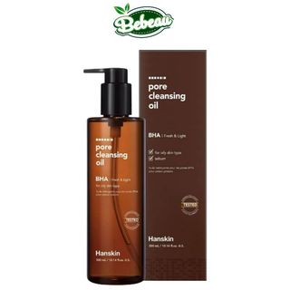 Dầu tẩy trang HANSKIN CLEANSING OIL & BLACKHEAD BHA 300ml - Bebeaumall