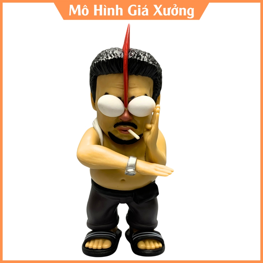 Mô Hình Meme Devil Da ( chú Đạt siêu nhân điện quang ) - Cao 15cm - nặng 250Gram - Figure Meme hài hước - Có Hộp màu