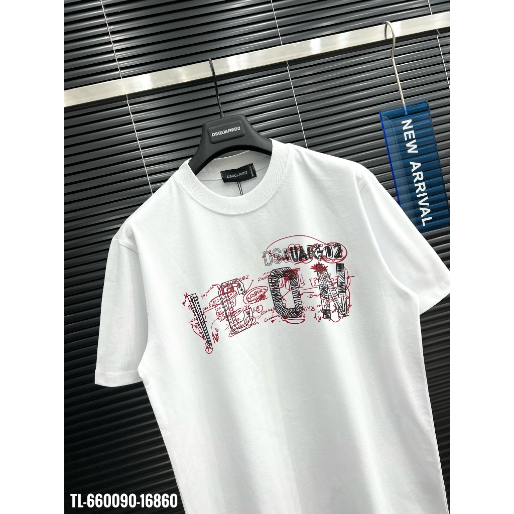 🔥Hot🔥Áo thun Dsquared2 Icon Scribble thiết kế hot trend Nam nữ New 2024