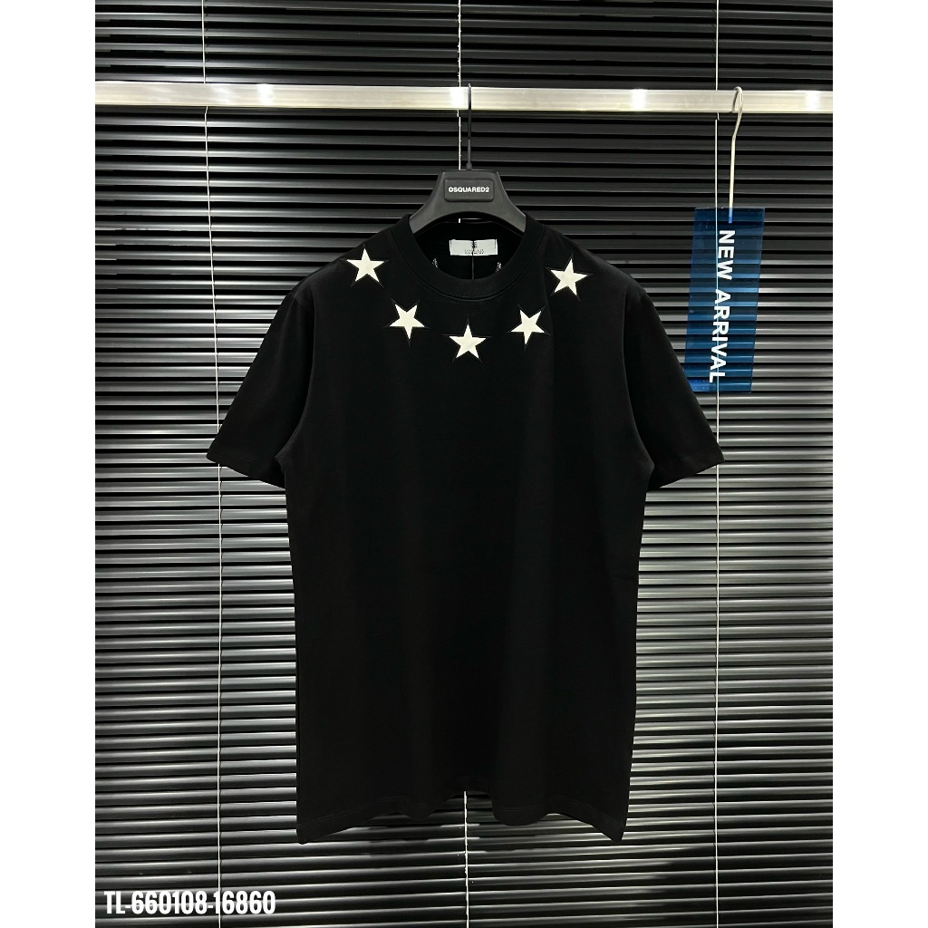 🔥Hot🔥Áo thun Givenchy thêu sao thiết kế hot trend Nam nữ New 2024
