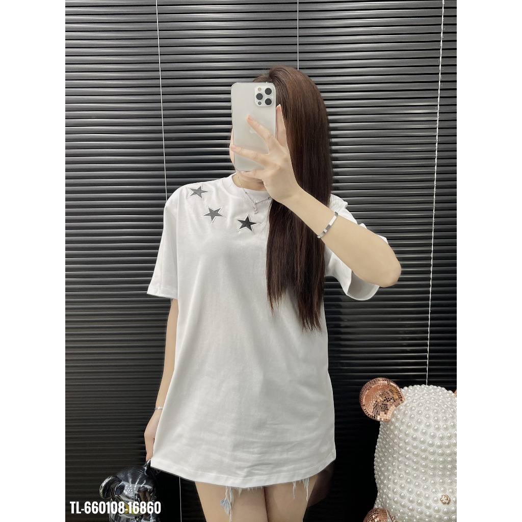 🔥Hot🔥Áo thun Givenchy thêu sao thiết kế hot trend Nam nữ New 2024