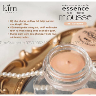 Phấn Tươi Essence Soft Touch Mousse 04 Matt Ivory, 16 g