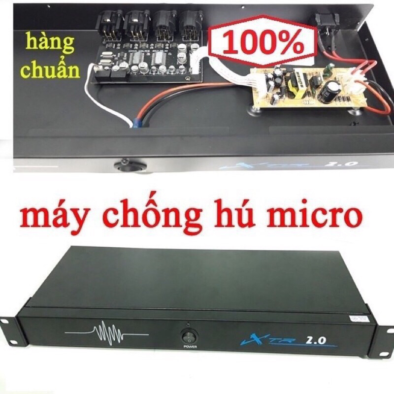 Máy chống hú micro karaoke Feedback XTR 2.0 - Phiên bản nâng cấp, chống hú tốt hơn, hát nhẹ hơn, karaoke hay hơn