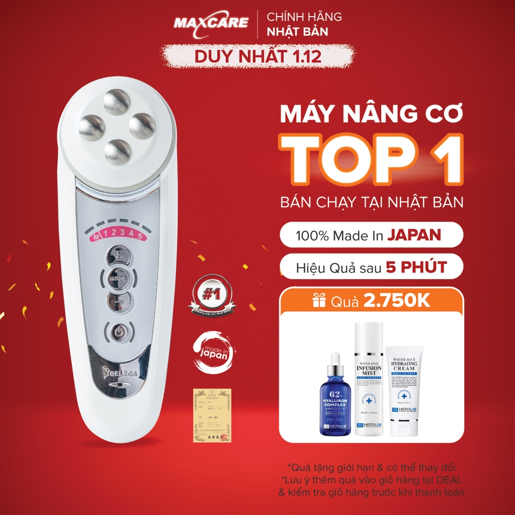 Máy Nâng Cơ Đẩy Tinh Chất Belega Cellcure4TPlus Nhập Khẩu Nguyên Chiếc Tại Nhật, Công Nghệ IW độc quyền Hiệu quả x1600