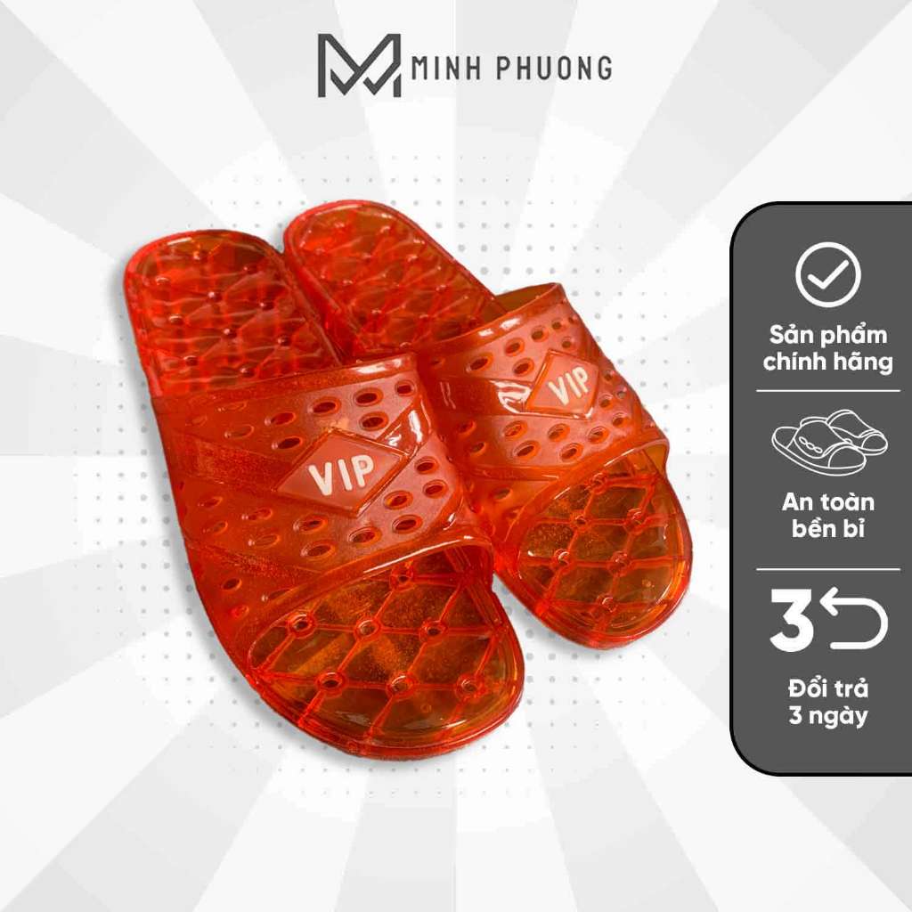 Dép nhựa VIP đi trong nhà - Chất lượng cao, trơn trượt và dễ dàng vệ sinh