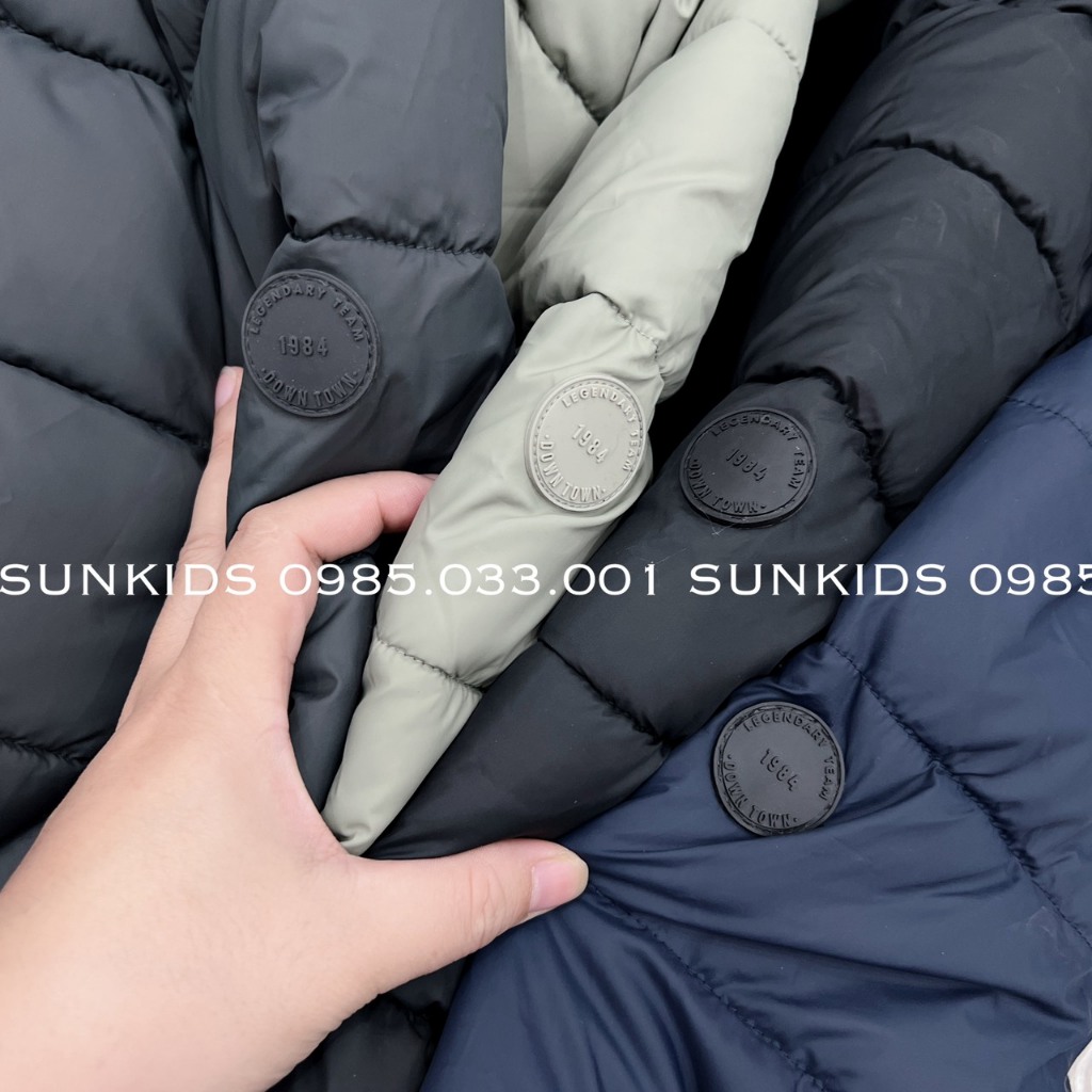 Áo phao bé trai bé gái MNG basic 4 màu