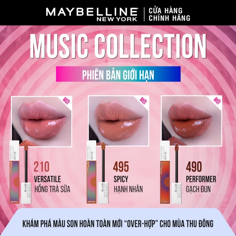 Son Kem Lì Maybelline Super Stay Matte Ink Lipstick