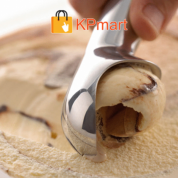 Muỗng múc kem cán trần