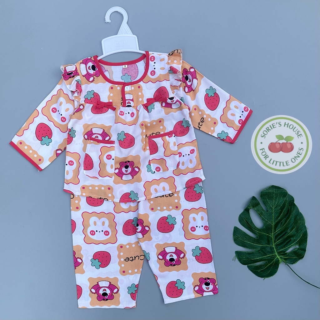 Bộ tole/bộ lanh DÀI mặc nhà bé gái