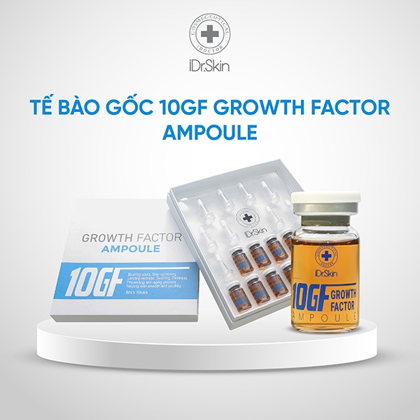 Tế Bào Gốc Tăng Sinh iDr.Skin 10GF Growth Factor Ampoule - Hộp 10 Ống x 8ml