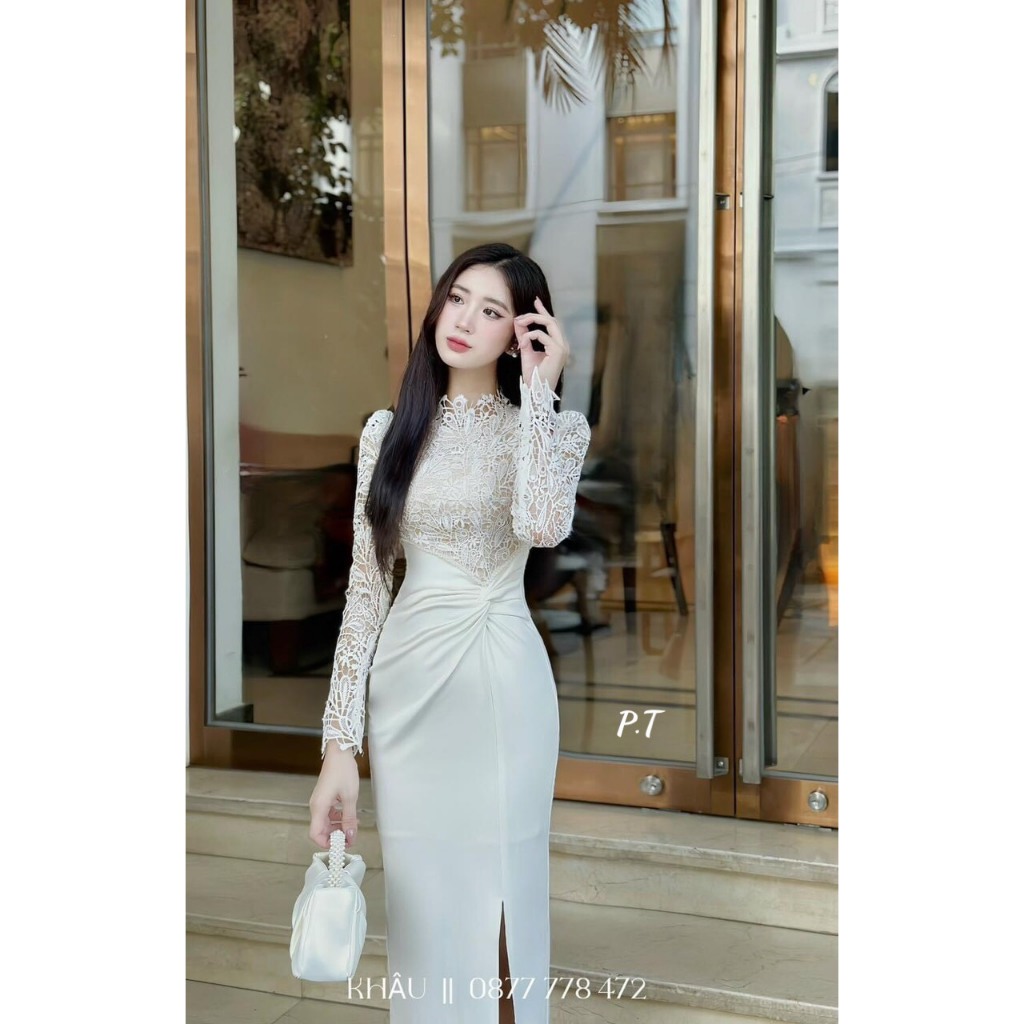 Mã V281 váy zúm eo pha ren