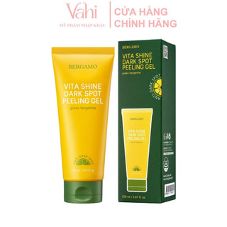 Tẩy Tế Bào Chết Quýt Xanh Trắng Da Mờ Thâm Bergamo Green Tangerin Vita Shine Peeling Gel 150ml