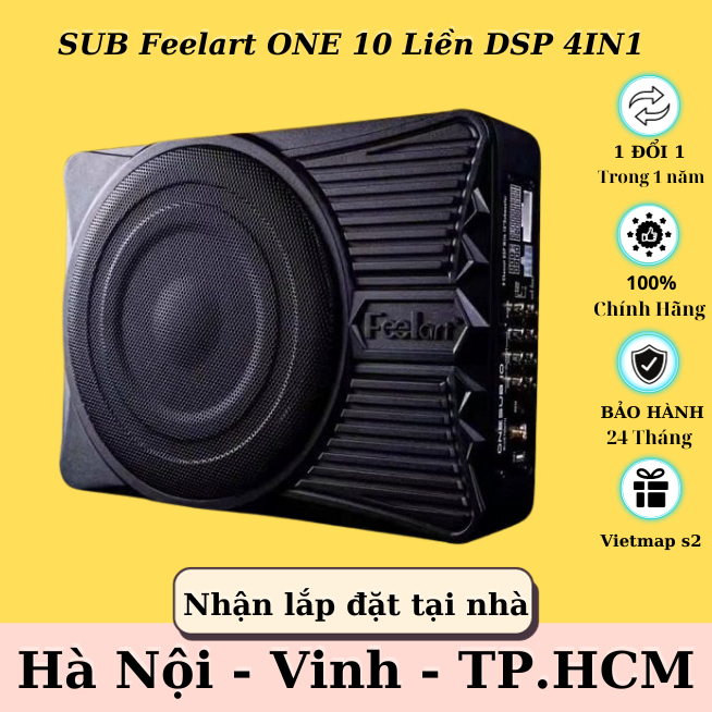 Loa SUB gầm ghế Feelart one sub 10 thương hiệu Đan Mạch âm thanh đẳng cấp