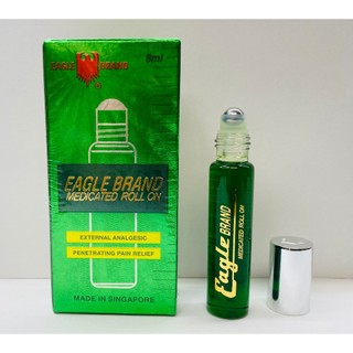 Dầu gió xanh eagle brand medicated oil dạng lăn 8ml-hàng mỹ- dầu xanh