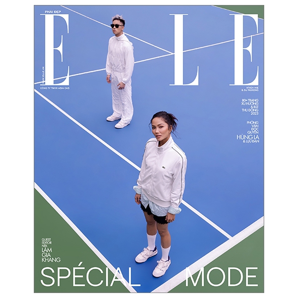 Sách Tạp Chí Phái Đẹp Elle Tháng 9/2023 - Spécial Mode - Bìa 3 - H'Hen Niê & DJ Wukong