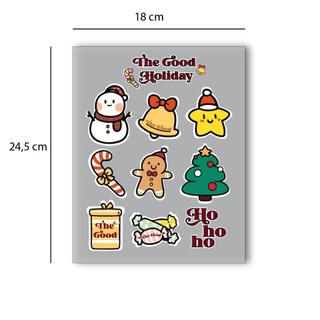 Sticker NOEL Ép Nhiệt Chống Nước Trang Trí Quần Áo