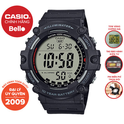 Đồng hồ Nam dây nhựa Casio AE-1500 chính hãng bảo hành 1 năm Pin trọn đời
