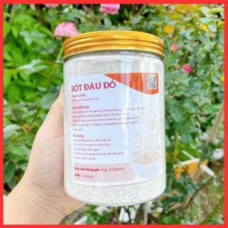 Bột đậu đỏ nguyên chất 100% hũ 500g