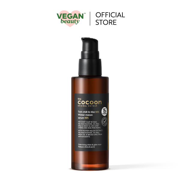 Tinh chất bí đao N15 (serum) với 15% niacinamide giảm bóng nhờn và giảm mụn Cocoon 70ml