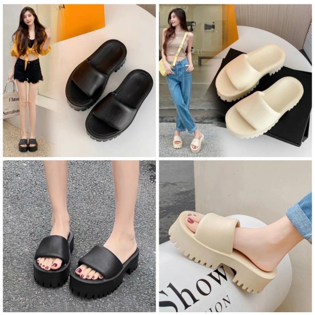 Dép Quai Ngang Đế Răng Cưa