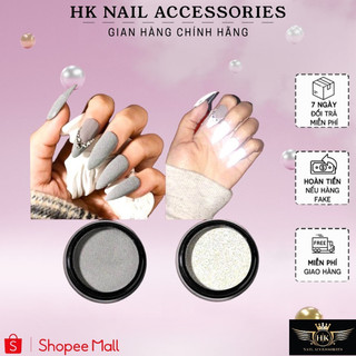 Bột nhũ rắc dạ quang trang trí hk nail accessories