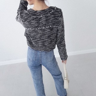 CASON - Khoác tweed cropped