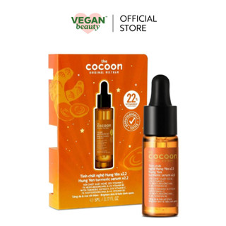 TRIAL SIZE - Tinh chất nghệ Hưng Yên x2.2 (serum) với 22% vitamin C sáng da chuyên sâu & mờ vết thâm Cocoon 5ml