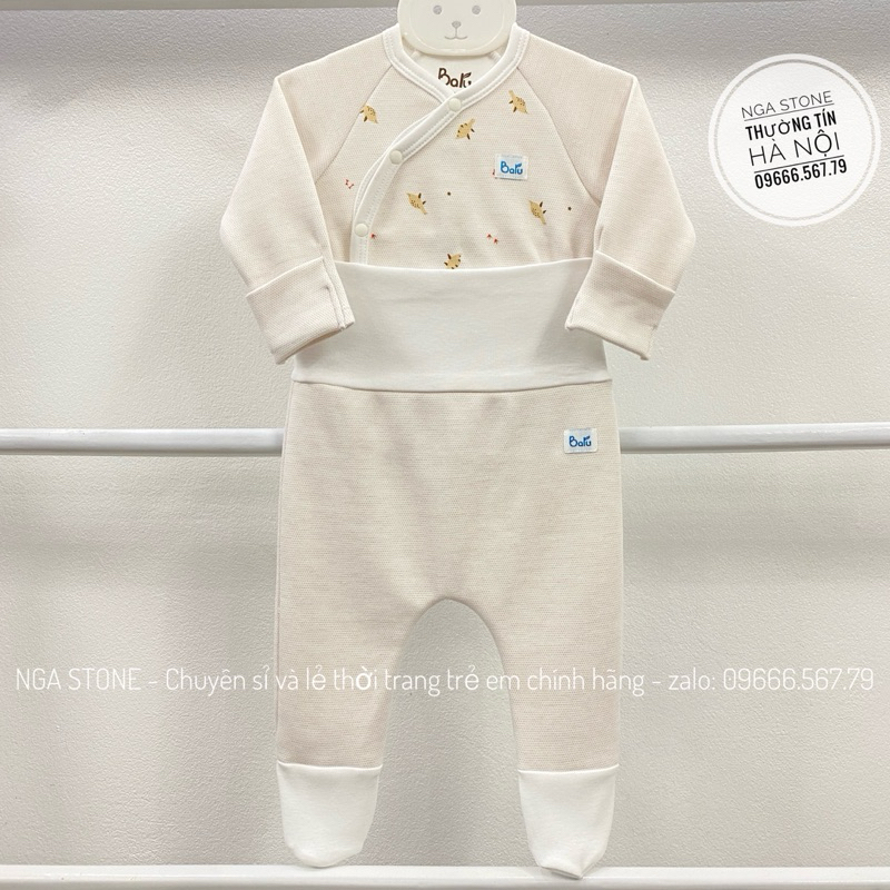 Bộ quần áo sơ sinh cho bé trai bé gái hãng baru