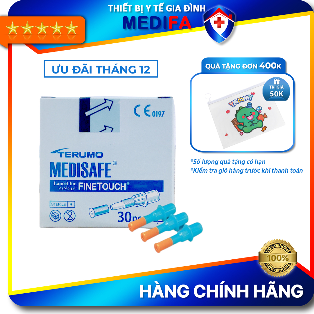 Kim chích máu máy terumo Nhật bản, hộp 30 chiếc