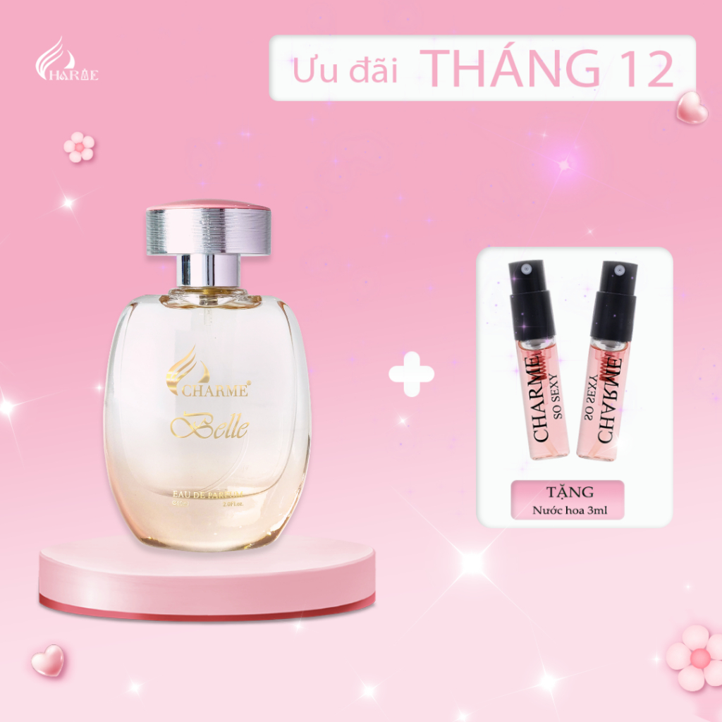 Nước hoa nữ Charme Belle tươi mát, quyến rũ 60ml