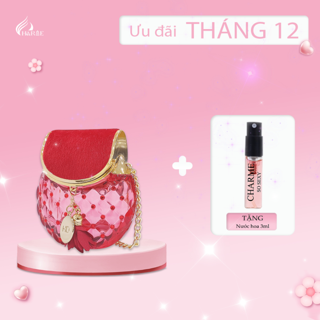 Nước hoa nữ thơm lâu, Charme HD, cho cô nàng quyến rũ, gợi cảm, tinh tế chai 15ml