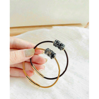 Vòng tay ngũ điếu thạch anh tóc đen