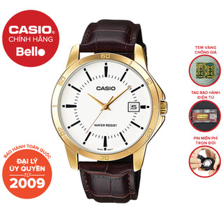 Đồng hồ Nam dây da Casio MTP-V004 chính hãng bảo hành 1 năm Pin trọn đời