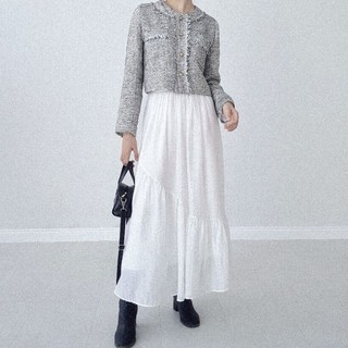 CASON - Khoác tweed cropped