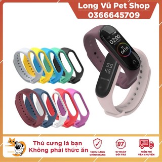 Dây đeo miband 4, miband 3 - dây đeo đồng hồ mi band 4/3 - long vũ pet shop