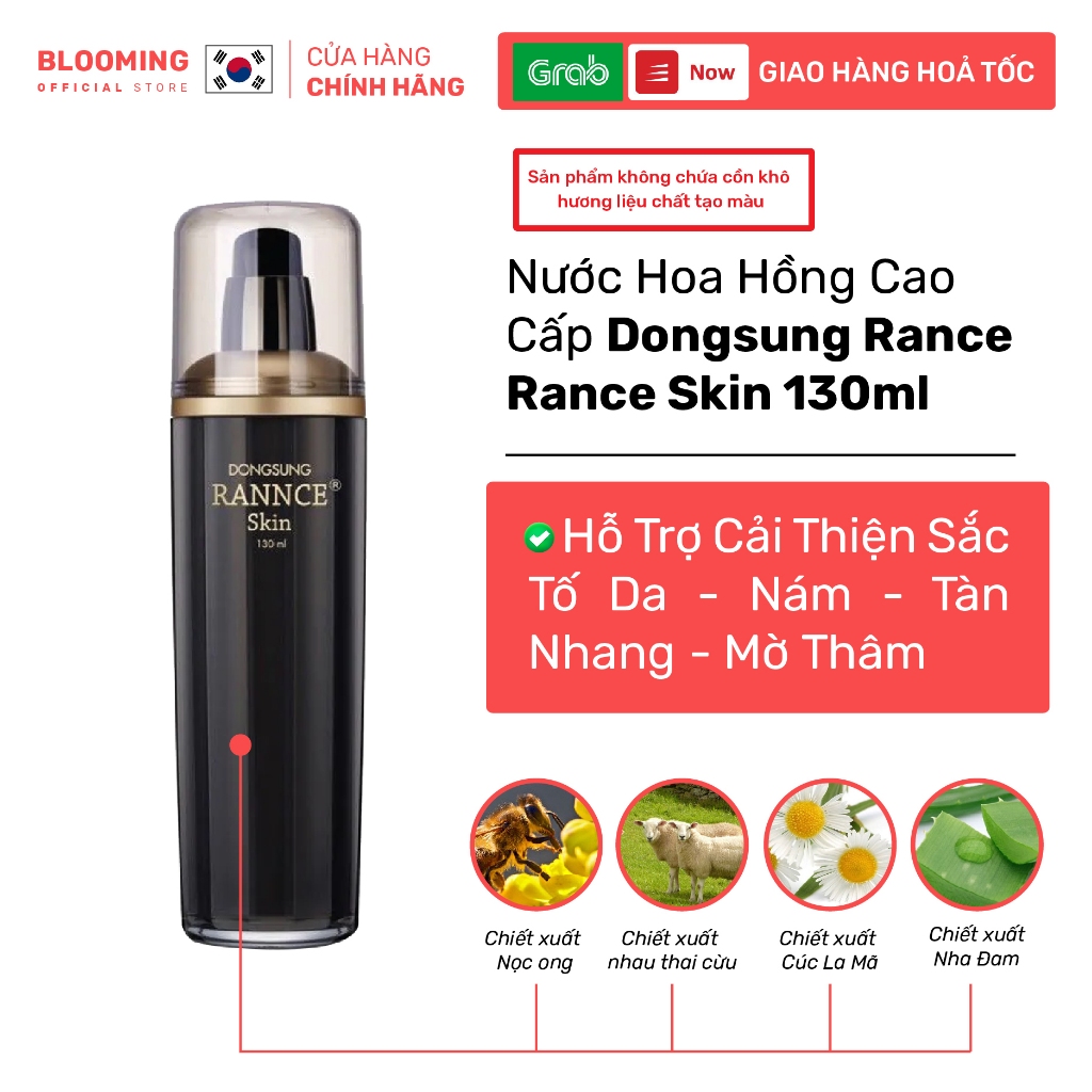 [HSD 08/2024] Nước Hoa Hồng Dongsung Rannce Skin 130ml