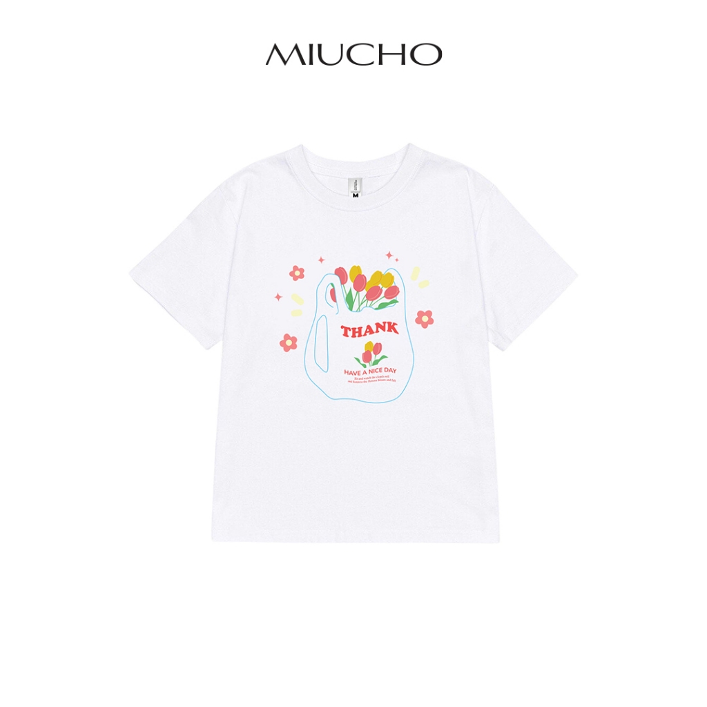 Áo thun baby tee AB216 Miucho in Artwork