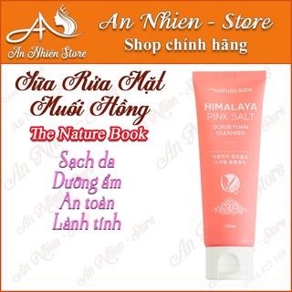 Sữa rửa mặt muối hồng himalaya - the nature book hàn quốc