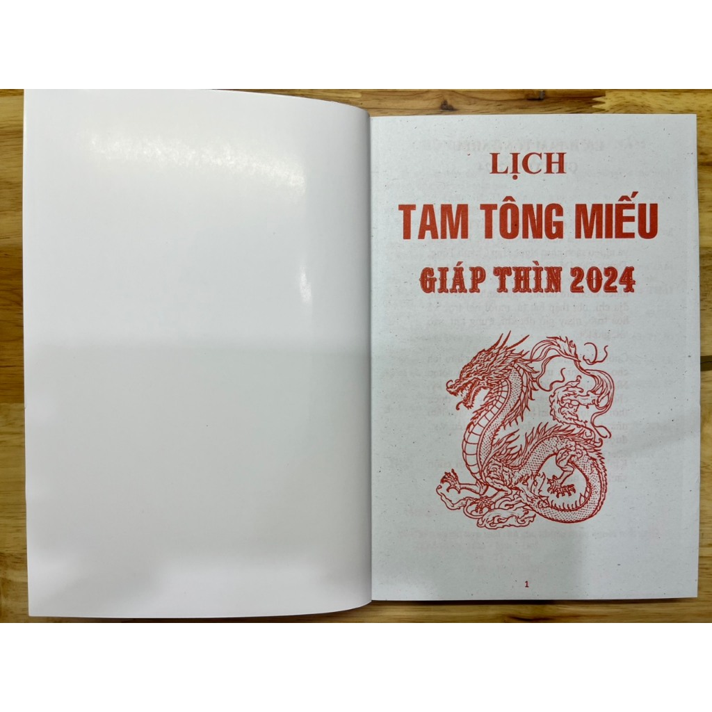 Sách - Lịch Tam Tông Miếu 2024 Giáp Thìn – Chiêm Tinh Gia Nguyễn Anh Toàn