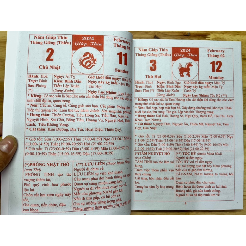 Sách - Lịch Tam Tông Miếu 2024 Giáp Thìn – Chiêm Tinh Gia Nguyễn Anh Toàn