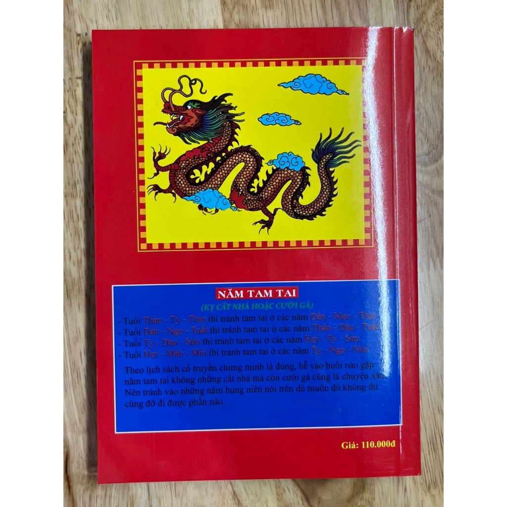 Sách - Lịch Tam Tông Miếu 2024 Giáp Thìn – Chiêm Tinh Gia Nguyễn Anh Toàn