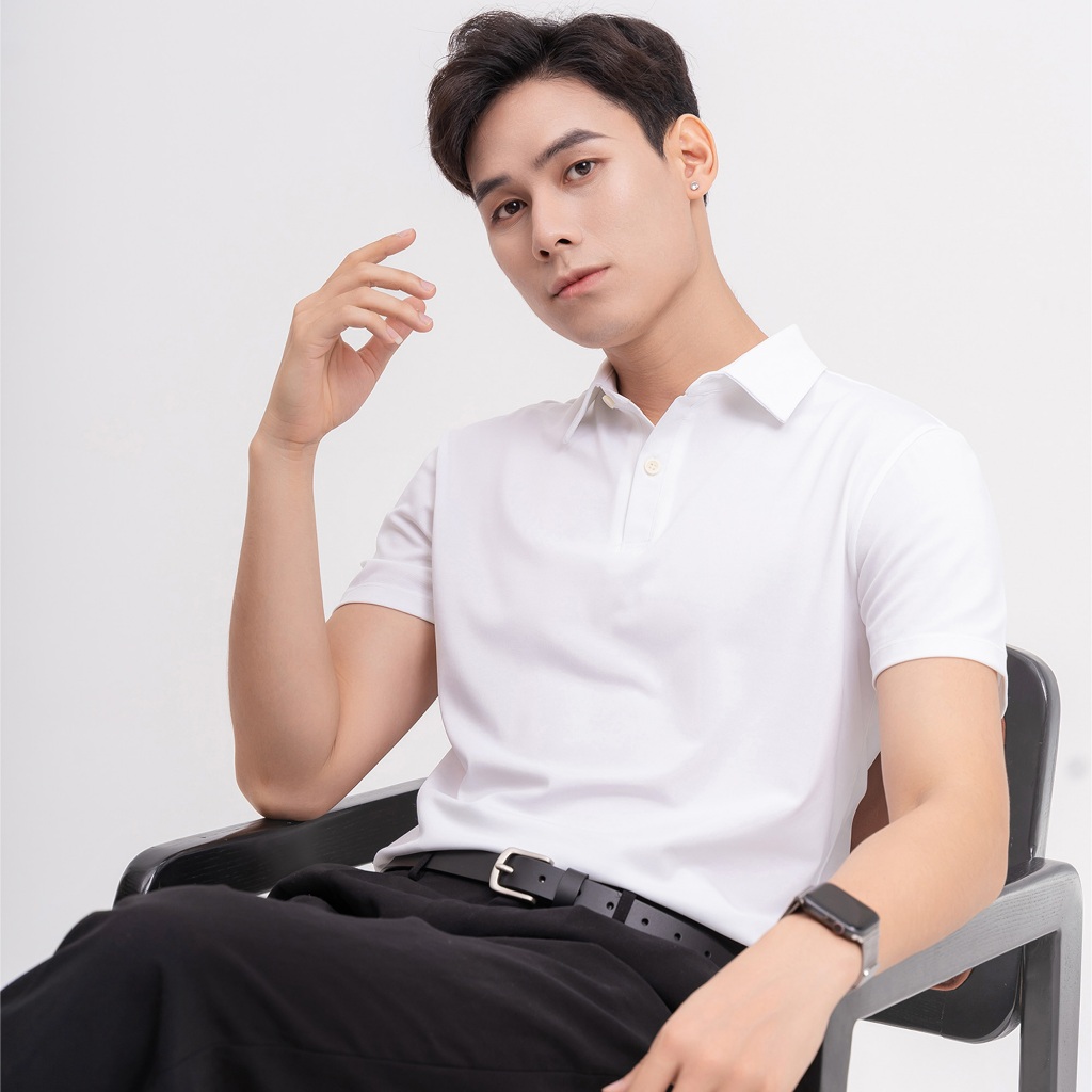 Áo Polo Nam MKG Vải Cotton Lạnh Xuất Âu Kiểu Dáng Basic MKG- APL01