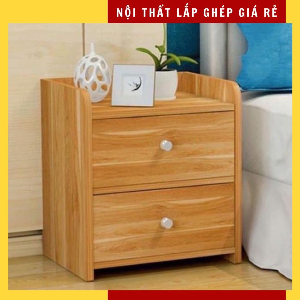 Tủ Đầu Giường 1 Ngăn 2 Ngăn ⚡ FREESHIP ⚡ Tab Để Đồ Đa Năng, Tủ Trang Trí Gỗ MDF Bền Đẹp