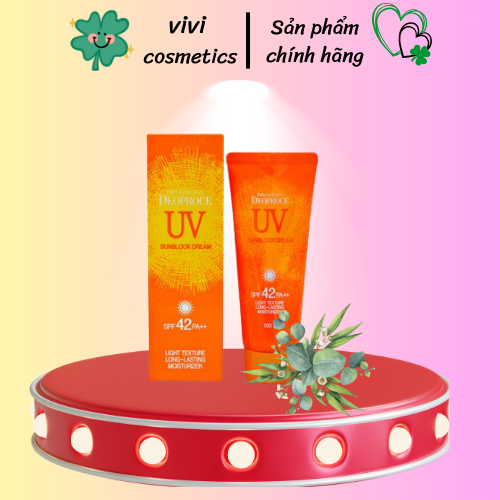 Kem chống nắng 42+ siêu nhẹ không bết dính Deoproce 1218A