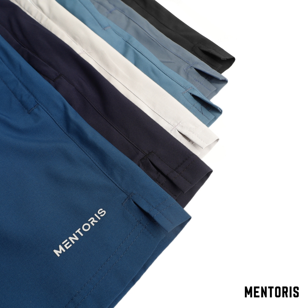 Quần đùi thể thao cao cấp Mentoris, co giãn, vận động thoải mái, công nghệ coolmax mát mẻ thoáng mát MSR11