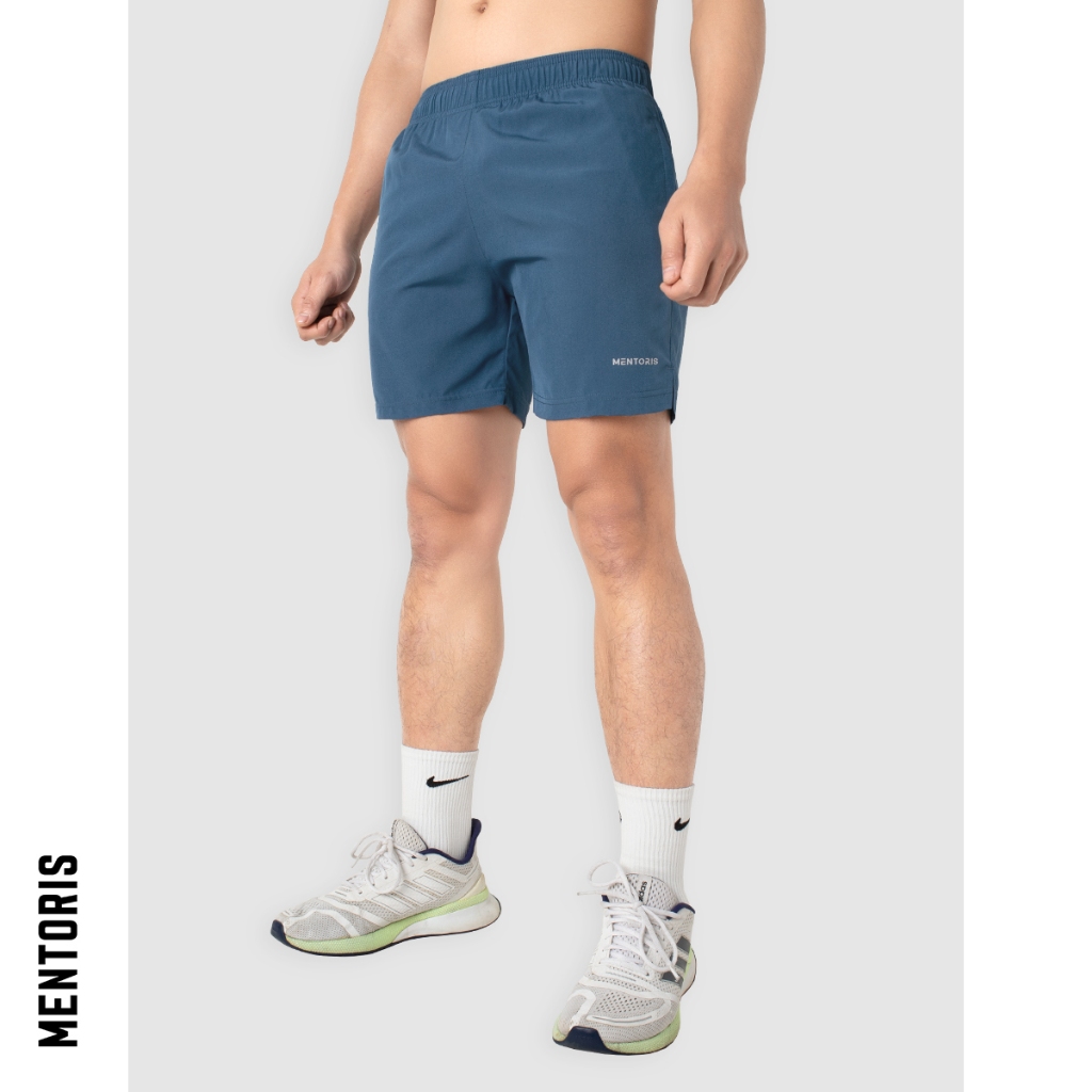 Quần đùi thể thao cao cấp Mentoris, co giãn, vận động thoải mái, công nghệ coolmax mát mẻ thoáng mát MSR11