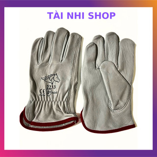 Găng tay da hàn tig 2233 ag cổ ngắn